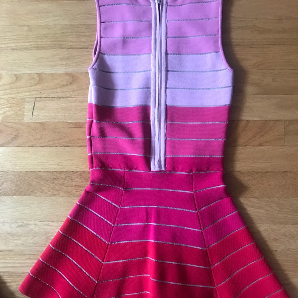 Torn by Ronny  Kobo pink ombré dress